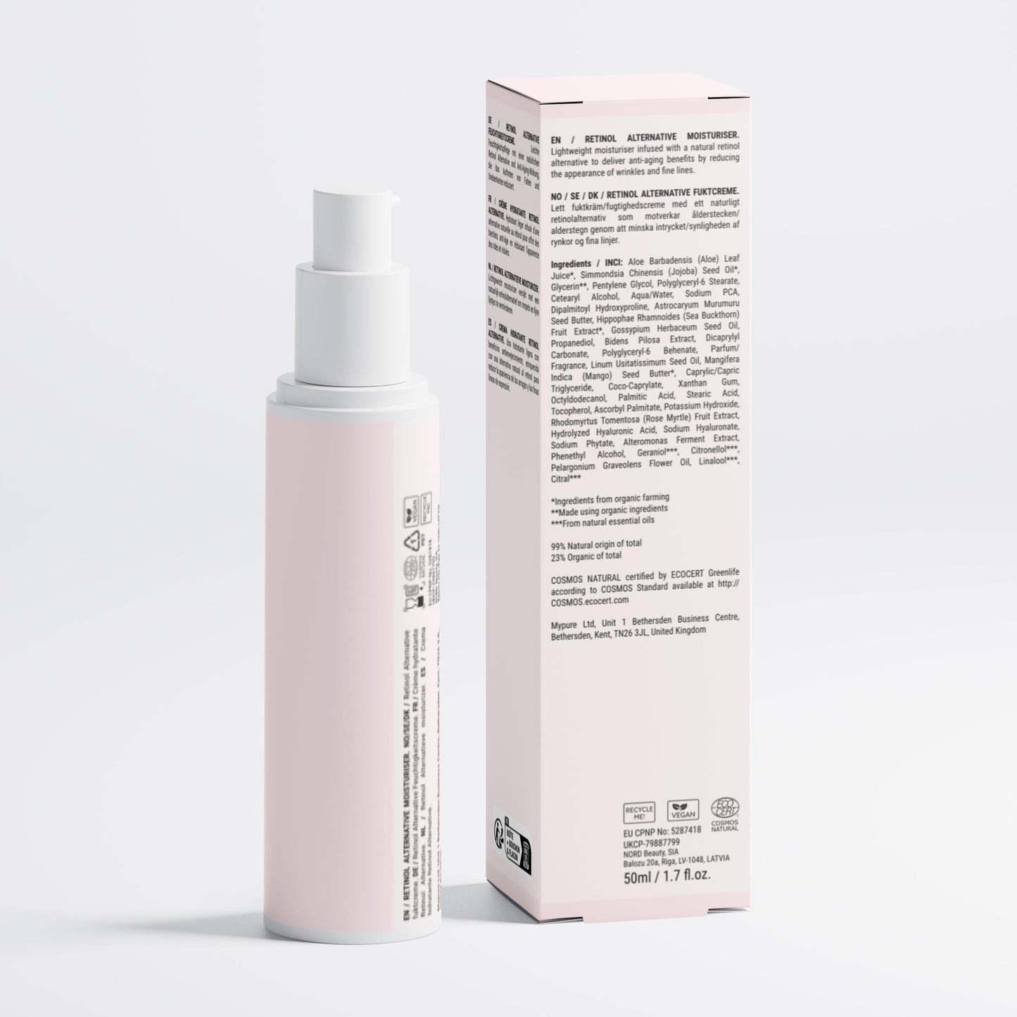 Retinol Alternative Moisturiser. Anti-Age