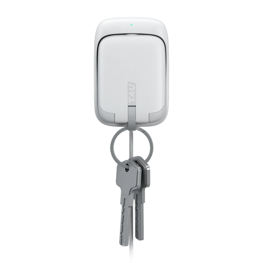 TAU powerbank, 1400mAh, C/Lightning/Micro USB, vit(ny)