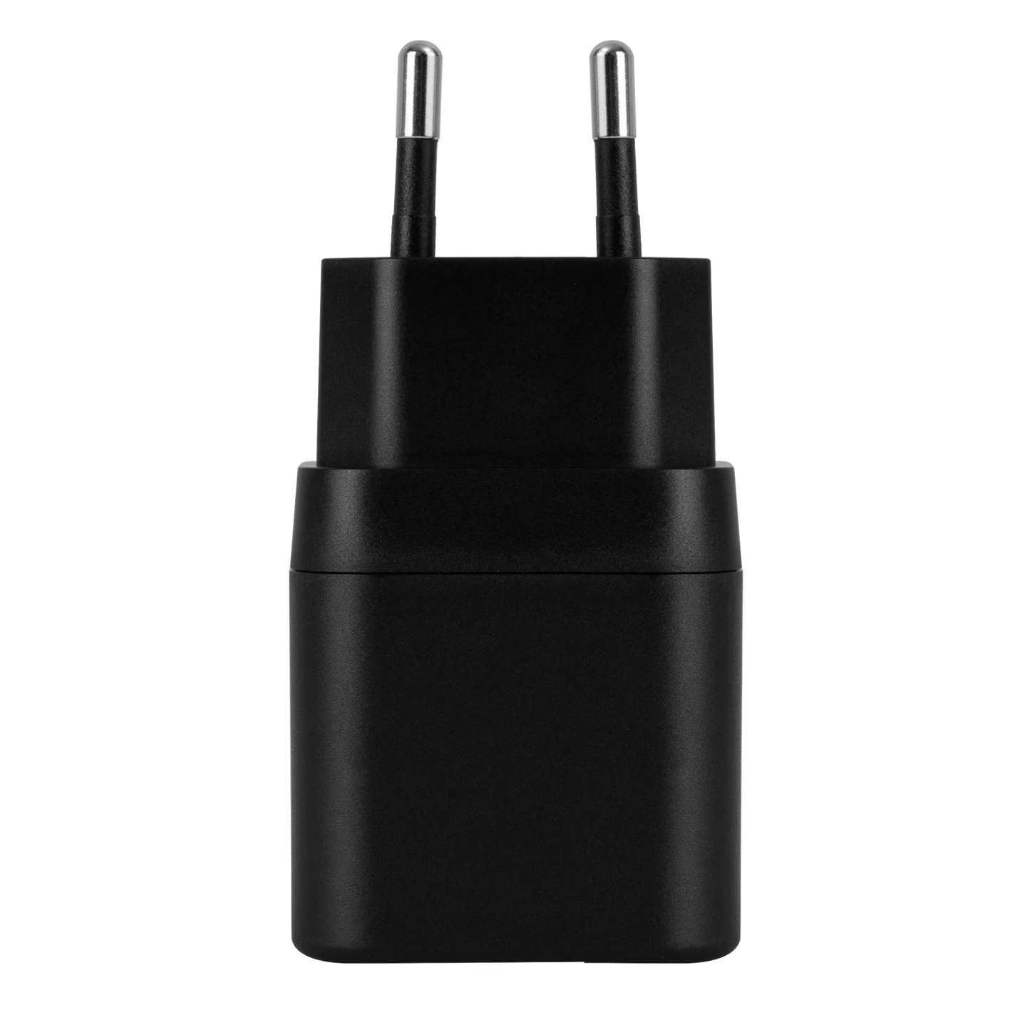 USB-C-väggladdare, 1x USB-C PD, 20 W, svart (ny)