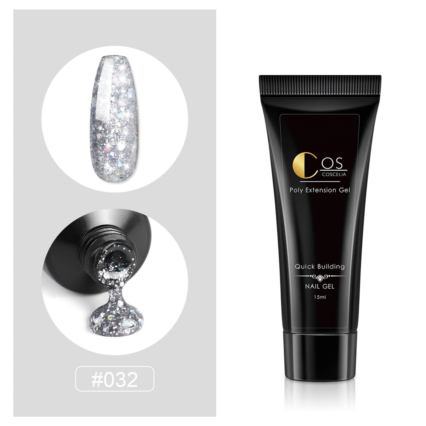 PolyGel Glitter UV LED