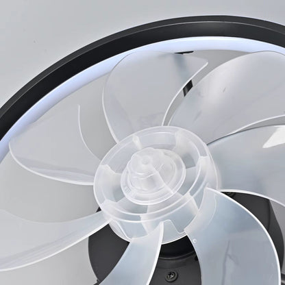 55W Takfläkt med LED-Belysning – Modern Design för Hem och Sovrum