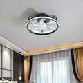 55W takfläkt med dimbar LED-belysning och fjärrkontroll i modern design för hem och sovrum