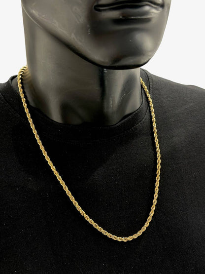 Borealis Rope Herr Halsband Guld