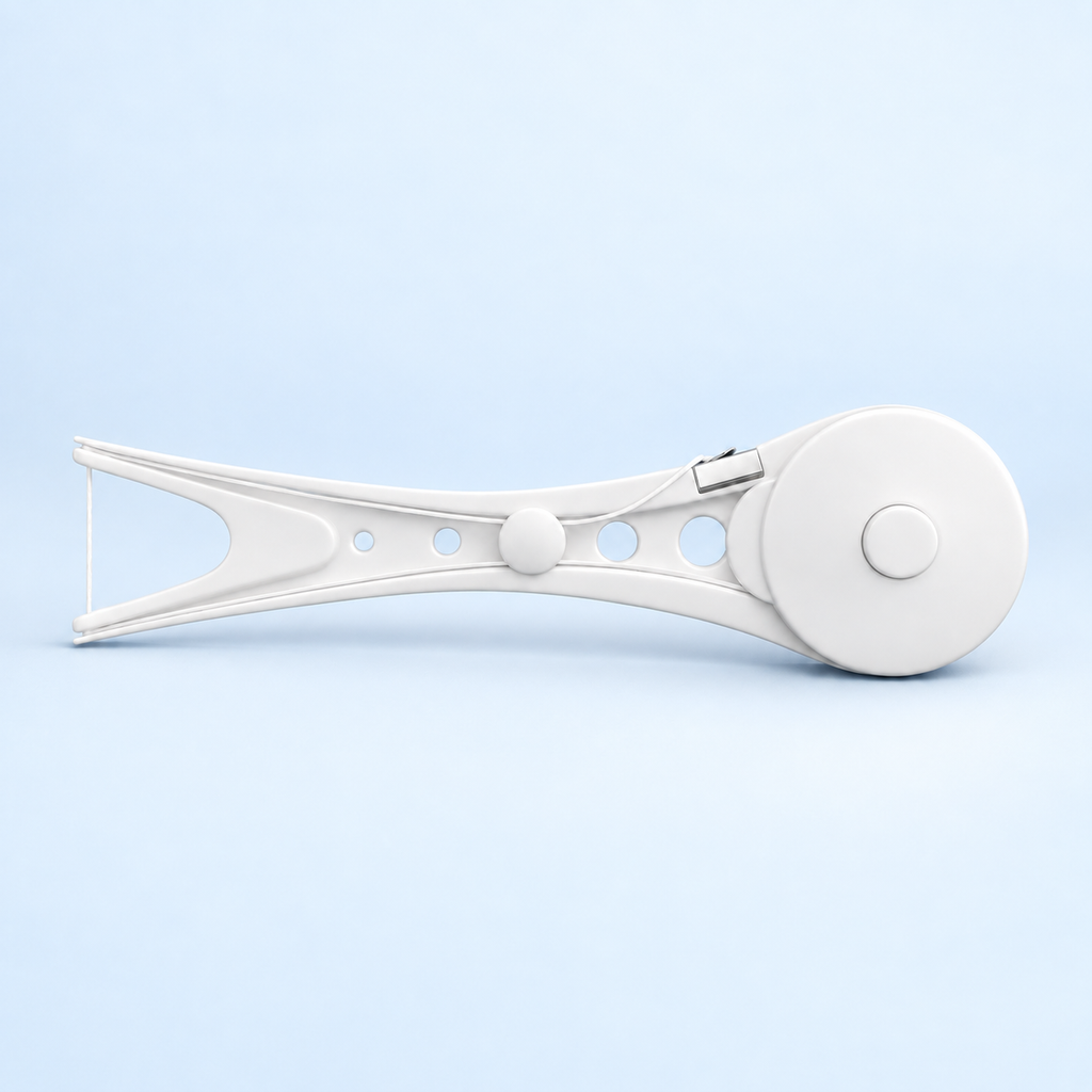 Flossy reusable dental flosser