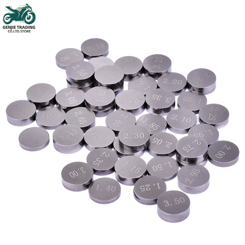 7,48 mm ventilskiva 5 st packning för SUZUKI SV650 GSXR750 AN250 RS150 Raider Belang R150 HONDA KAWASAKI YAMAHA HYOSUNG