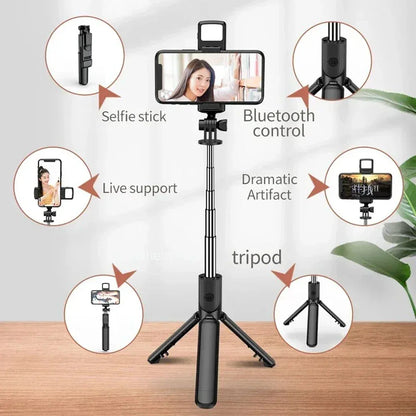 3-in-1 Bluetooth Selfie Stick Tripod