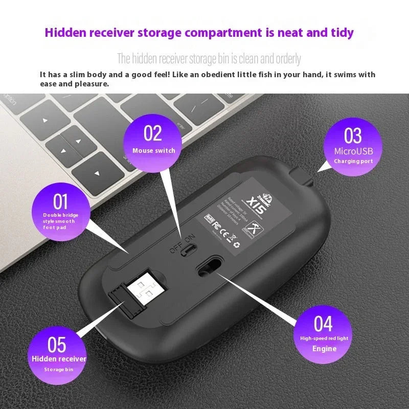 Bluetooth 2.4G Mus