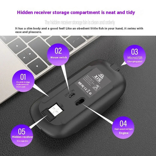 Bluetooth 2.4G Mus