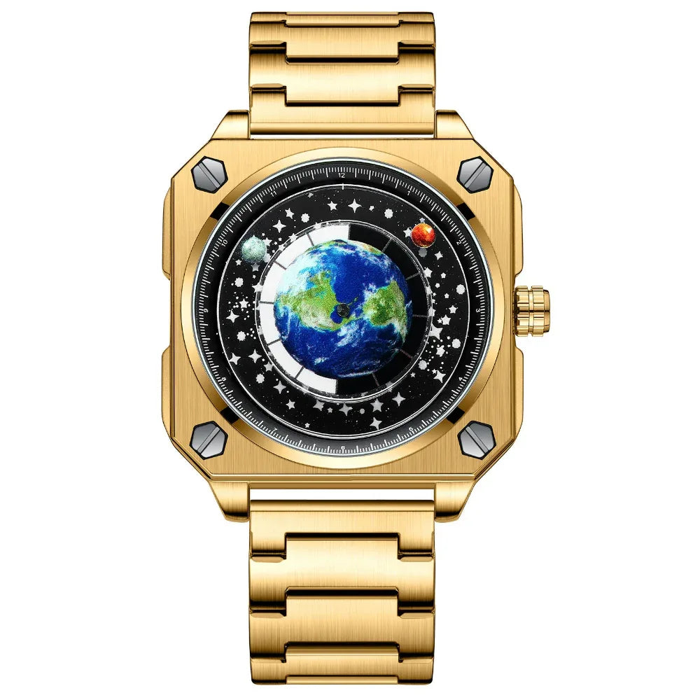 Men's Quartz Watch Creative Big Dial
