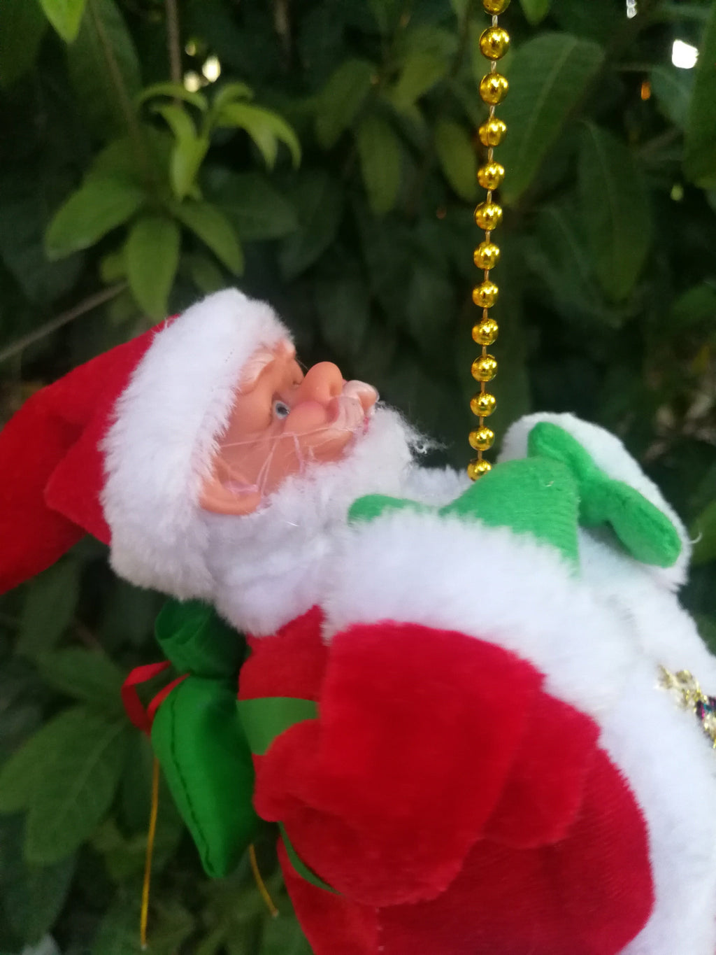 Klättrande tomte