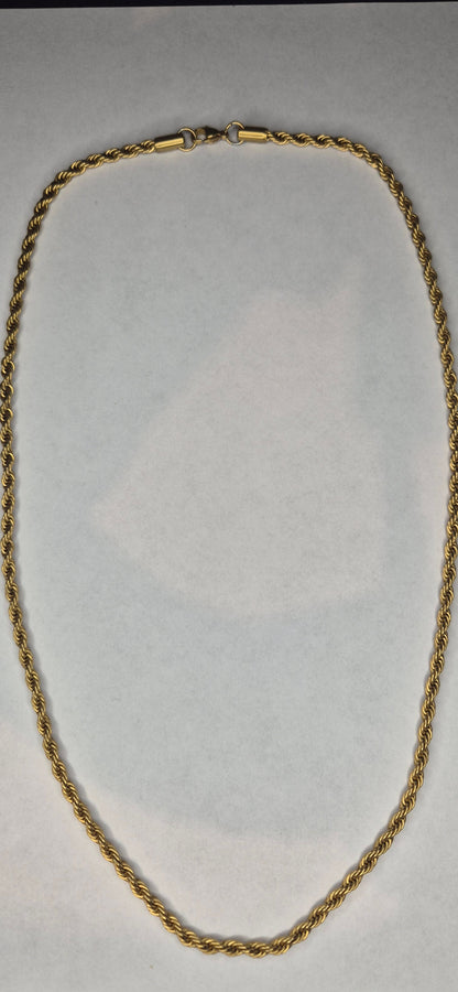 Borealis Rope Herr Halsband Guld
