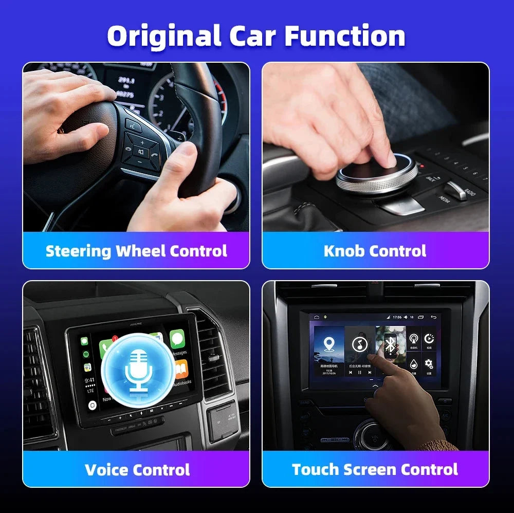 Trådlös Apple CarPlay & Android Auto Adapter