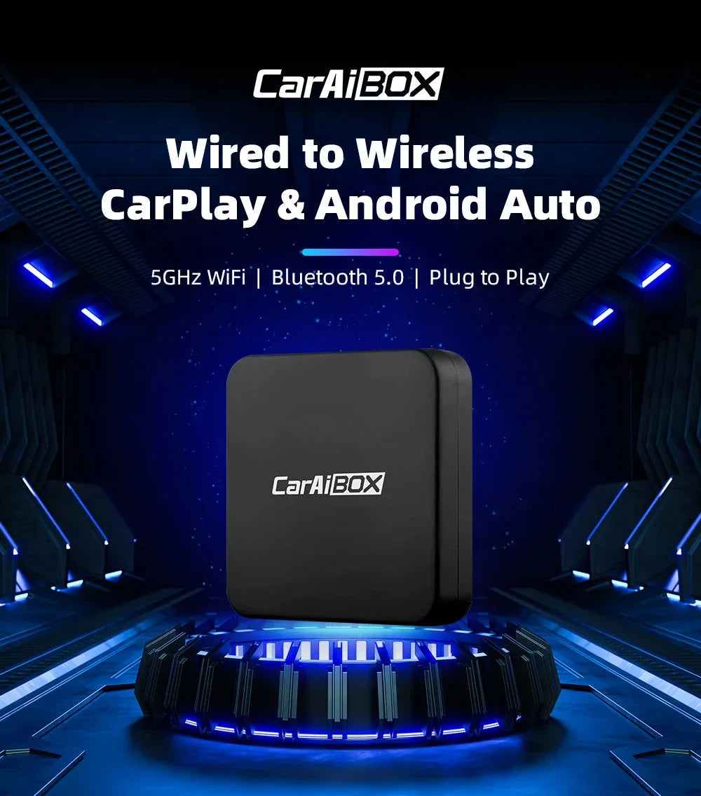 Trådlös Apple CarPlay & Android Auto Adapter
