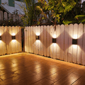 Trådlösa LED solcellsvägglampor Deluxe